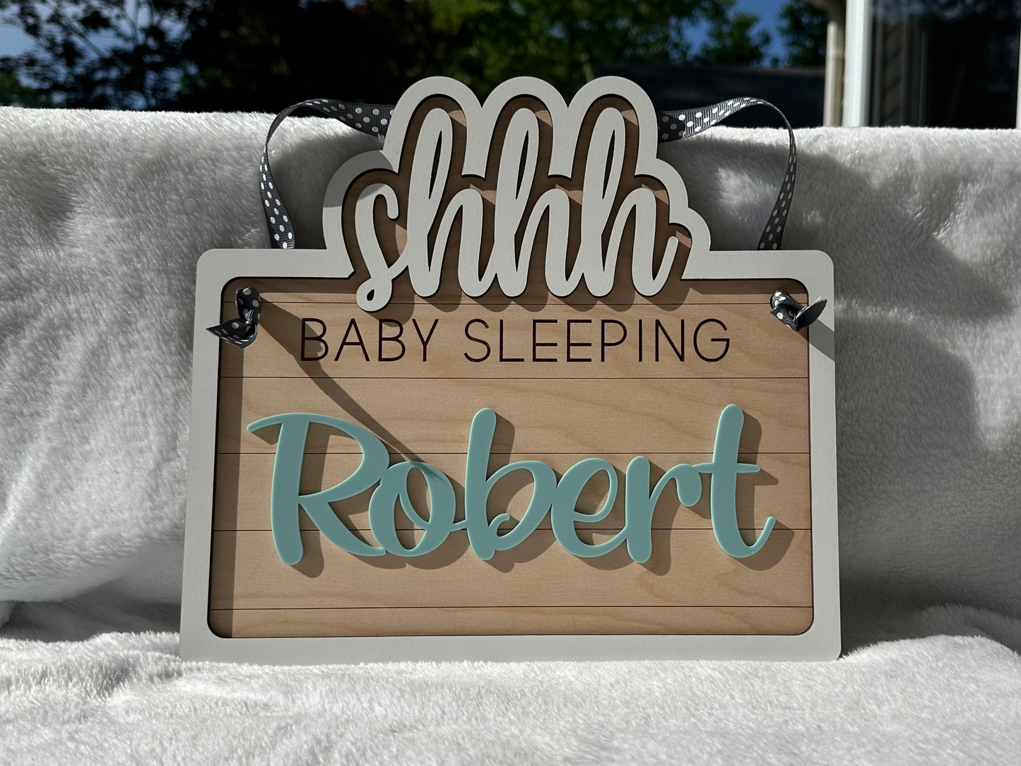 Shhh Baby Sleeping Sign