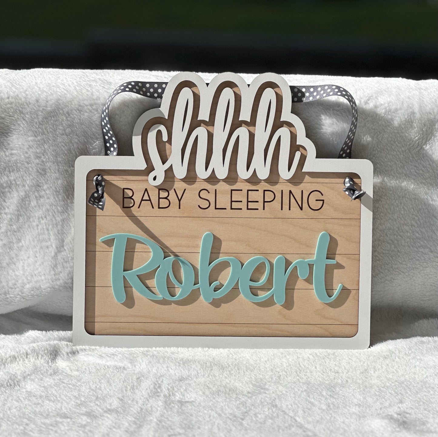 Shhh Baby Sleeping Sign